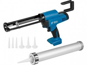 Аккум. пистолет для герметика BULL CG 1860 SOLO, 300/600 мл, 2500 Н, 8,3 мм/с, рег. скор. (защита от вытекания, 2 кг, 2 тубы в комплекте) Аккум. пистолет для герметика BULL CG 1860 SOLO, 300/600 мл, 2500 Н, 8,3 мм/с, рег. скор. (защита от вытекания, 2 кг, 2 тубы в комплекте)